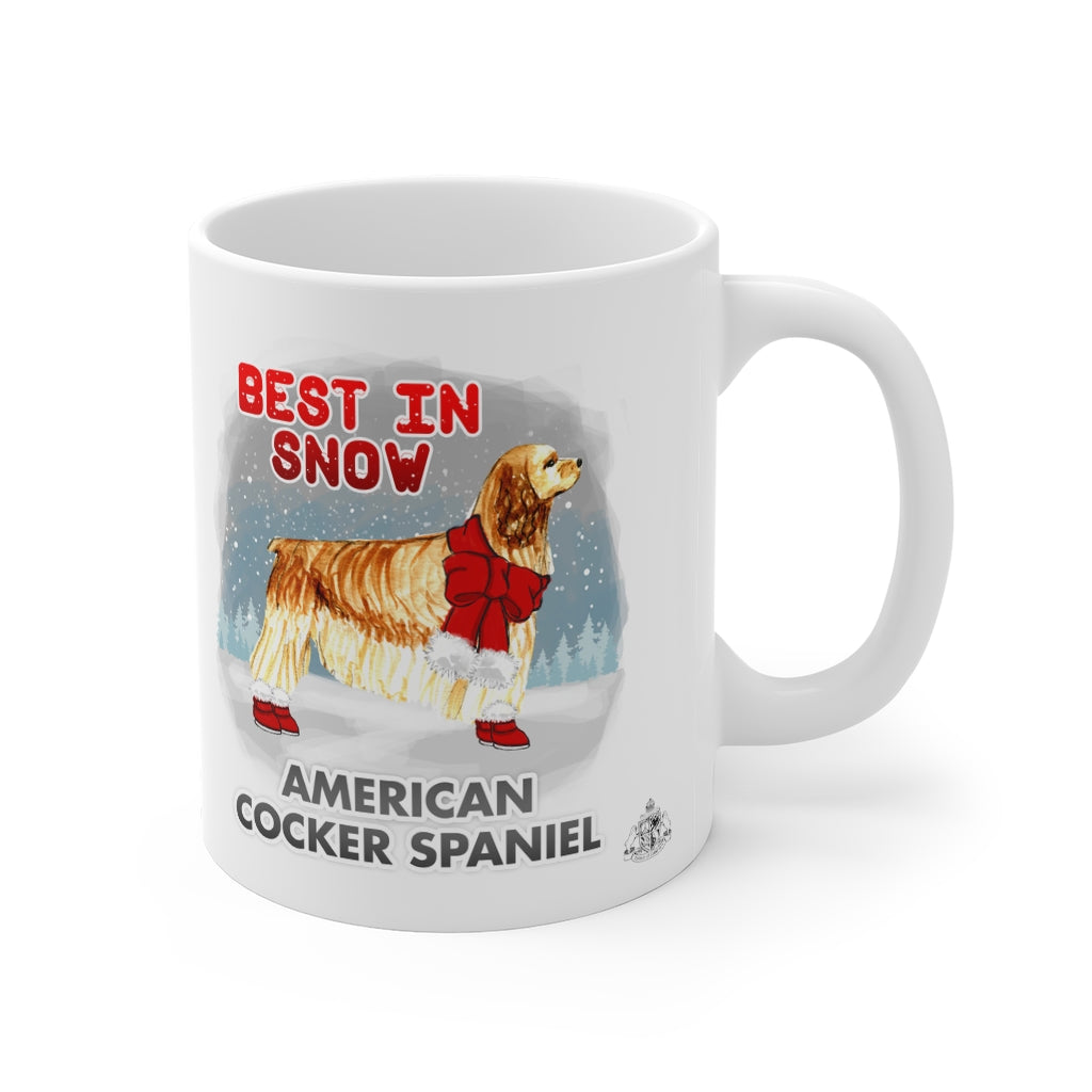 American Cocker Spaniel Best In Snow Mug