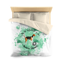 Load image into Gallery viewer, American Foxhound Pet Fashionista Duvet Cover