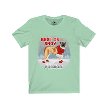 Load image into Gallery viewer, Boerboel Best In Snow Unisex Jersey Short Sleeve Tee
