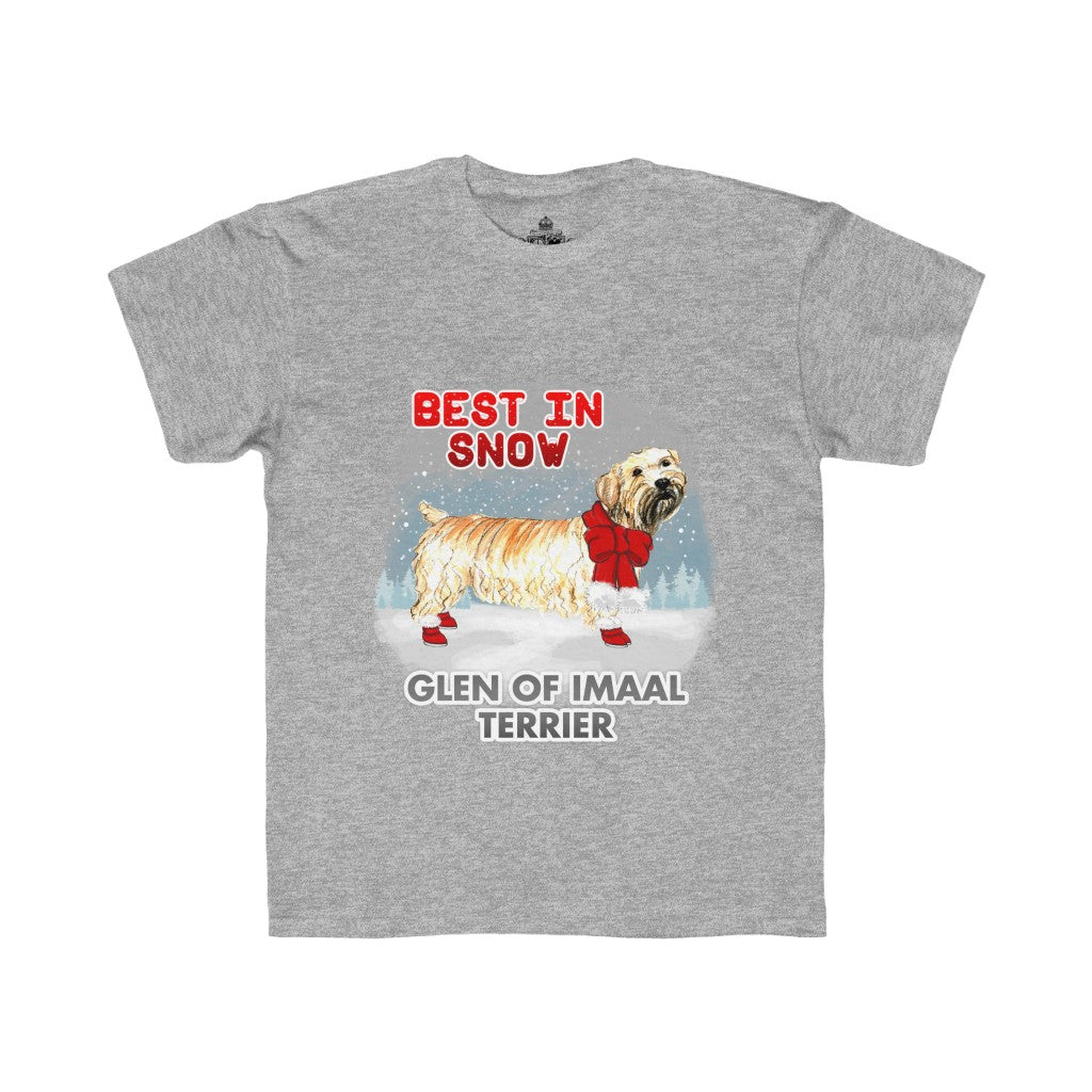 Glen of Imaal Terrier Best In Snow Kids Regular Fit Tee