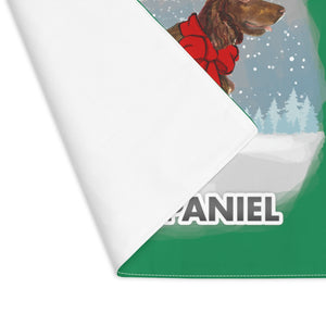 Field Spaniel Best In Snow Placemat