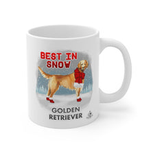Load image into Gallery viewer, Golden Retriever Best In Snow Mug