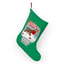 Load image into Gallery viewer, English Springer Spaniel Best In Snow Christmas Stockings