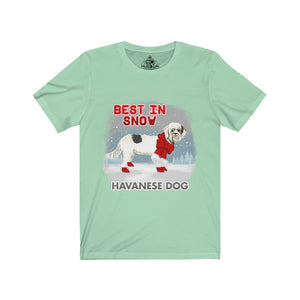 Havanese Best In Snow Unisex Jersey Short Sleeve Tee