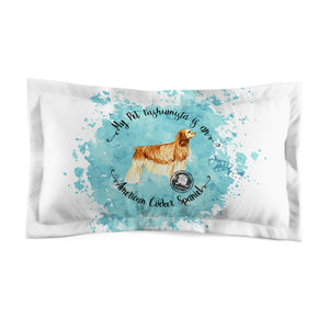 American Cocker Spaniel Fashionista Pillow Sham