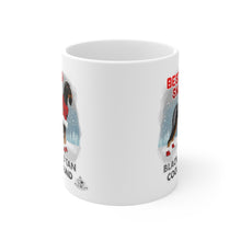 Load image into Gallery viewer, Black and Tan Coonhound Best In Snow Mug