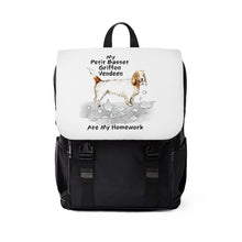 Load image into Gallery viewer, My Petit Basset Griffon Vendeen Ate My Homework Backpack