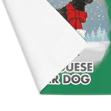 Load image into Gallery viewer, Portuguese Water Dog Best In Snow Placemat