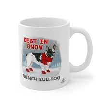 Load image into Gallery viewer, French Bulldog Best In Snow Mug