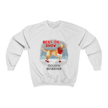 Load image into Gallery viewer, Golden Retriever Terrier Best In Snow Heavy Blend™ Crewneck Sweatshirt