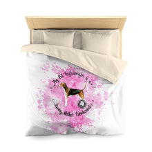 Load image into Gallery viewer, Treeing Walker Coonhound Pet Fashionista Duvet Cover