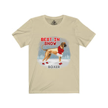 Load image into Gallery viewer, Boxer Best In Snow Unisex Jersey Short Sleeve Tee