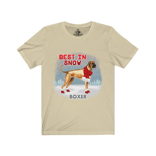 Boxer Best In Snow Unisex Jersey Short Sleeve Tee