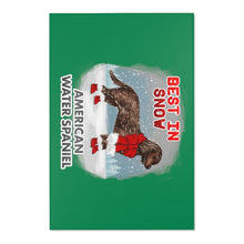 Load image into Gallery viewer, American Water Spaniel Best In Snow Area Rug