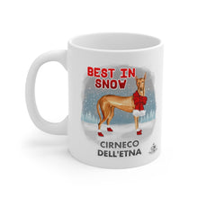 Load image into Gallery viewer, Cirneco Dell'Etna Best In Snow Mug