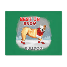 Load image into Gallery viewer, Bulldog Best In Snow Placemat
