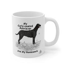 Load image into Gallery viewer, My Curly Coated Retriever Ate My Homework Mug