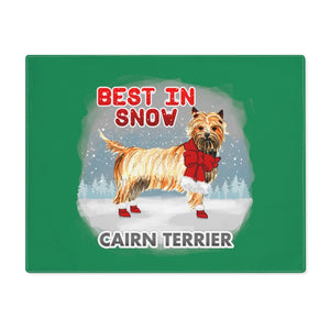 Cairn Terrier Best In Snow Placemat