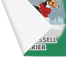 Load image into Gallery viewer, Jack Russell Terrier Best In Snow Placemat