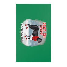 Load image into Gallery viewer, Cane Corso Best In Snow Area Rug