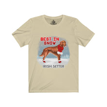 Load image into Gallery viewer, Irish Setter Best In Snow Unisex Jersey Short Sleeve Tee