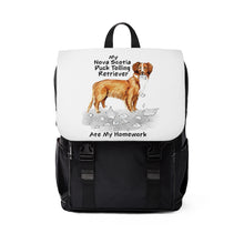 Load image into Gallery viewer, My Nova Scotia Duck Tolling Retriever Ate My Homework Backpack