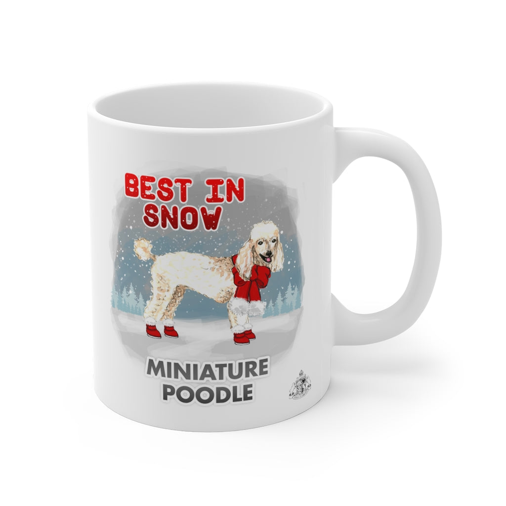 Standard Poodle Best In Snow Mug
