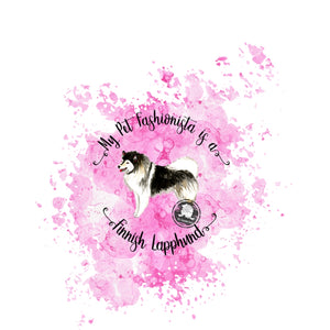 Finnish Lapphund Pet Fashionista Duvet Cover