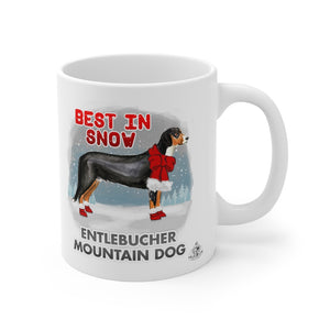Entlebucher Mountain Dog Best In Snow Mug