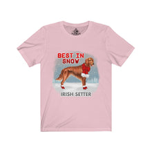 Load image into Gallery viewer, Irish Setter Best In Snow Unisex Jersey Short Sleeve Tee