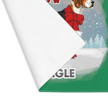Load image into Gallery viewer, Beagle Best In Snow Placemat