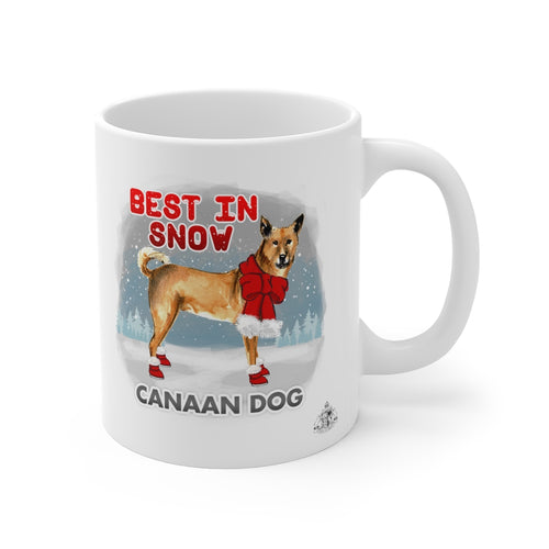 Canaan Dog Best In Snow Mug
