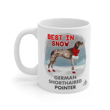 Load image into Gallery viewer, German Short Haired Pointer Best In Snow Mug