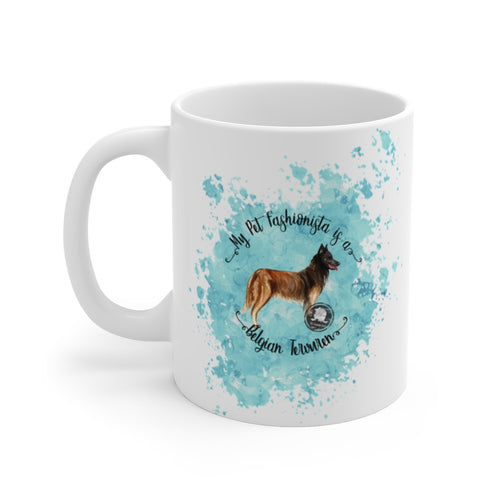 Belgian Tervuren Pet Fashionista Mug
