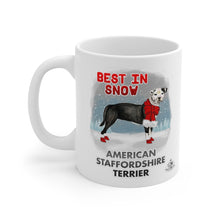 Load image into Gallery viewer, American Staffordshire Terrier Best In Snow Mug