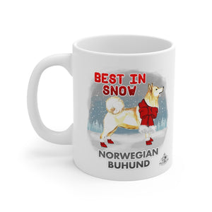 Norwegian Buhund Best In Snow Mug