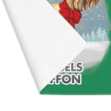 Load image into Gallery viewer, Brussels Griffon Best In Snow Placemat