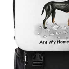 Load image into Gallery viewer, My Manchester Terrier Ate My Homework Backpack