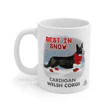 Load image into Gallery viewer, Cardigan Welsh Corgi Best In Snow Mug