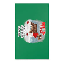 Load image into Gallery viewer, English Springer Spaniel Best In Snow Area Rug