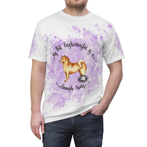 Finnish Spitz Pet Fashionista All Over Print Shirt