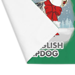 Old English Sheepdog Best In Snow Placemat