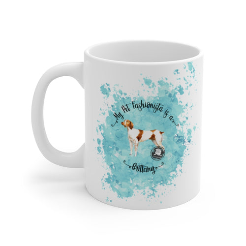 Brittany Pet Fashionista Mug