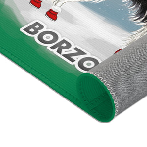 Borzoi Best In Snow Area Rug