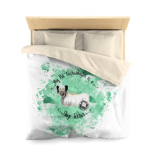 Load image into Gallery viewer, Skye Terrier Pet Fashionista Duvet Cover