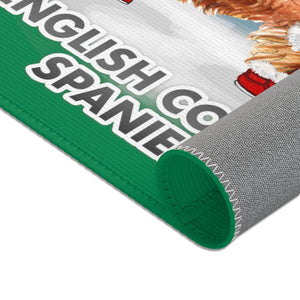 English Cocker Spaniel Best In Snow Area Rug