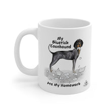 Load image into Gallery viewer, My Bluetick Coonhound Ate My Homework Mug