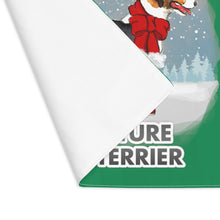 Load image into Gallery viewer, Miniature Bull Terrier Best In Snow Placemat
