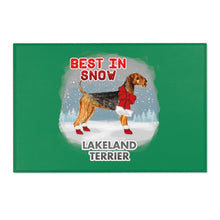 Load image into Gallery viewer, Lakeland Terrier Best In Snow Area Rug