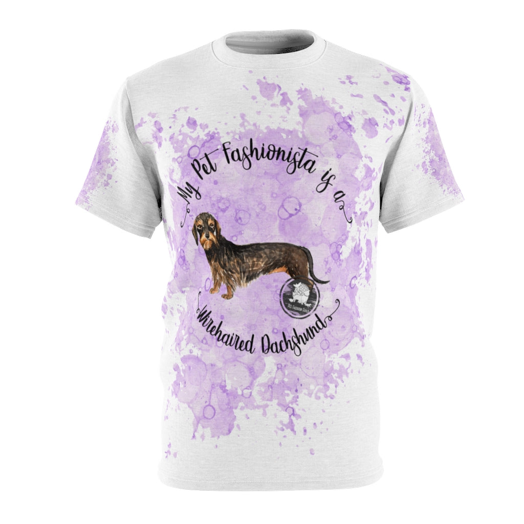 Dachshund (Wire haired) Pet Fashionista All Over Print Shirt